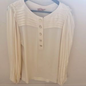 Tory Burch silk balloon sleeve top